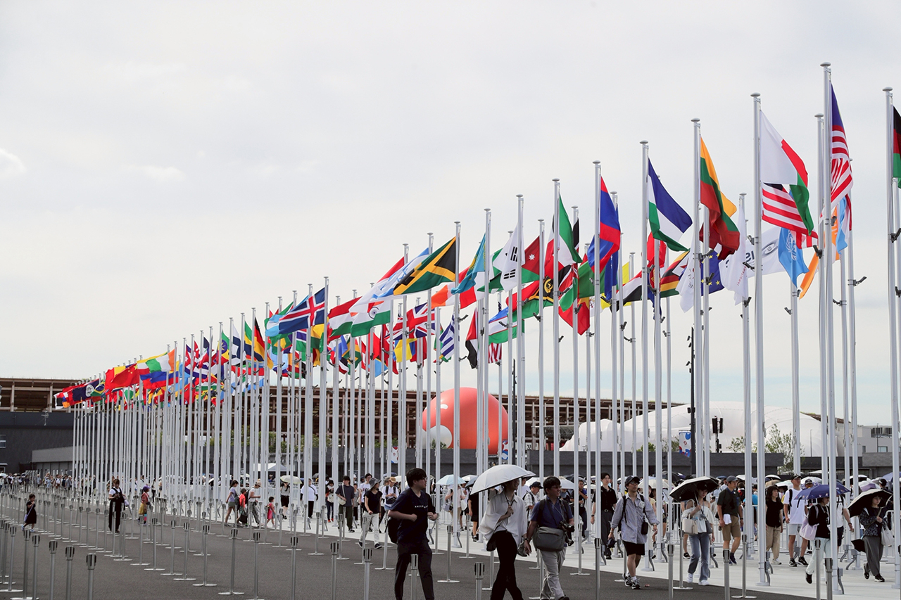 西ゲート付近の様子