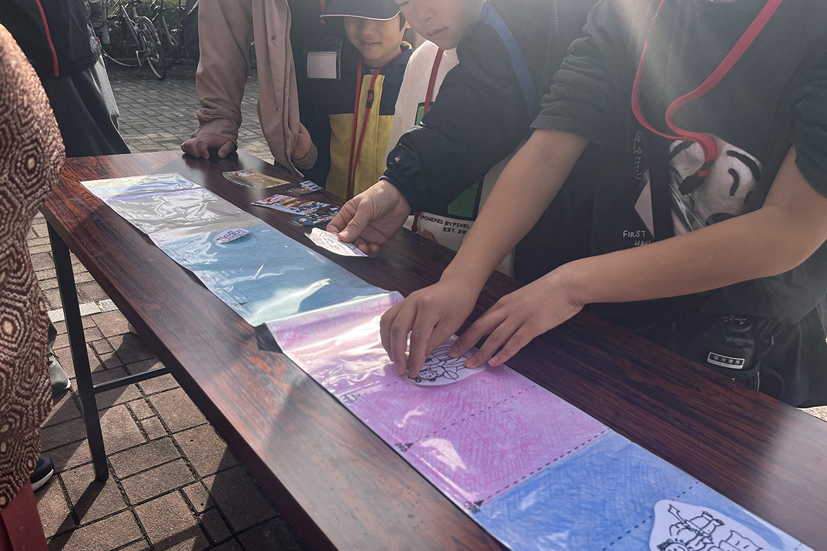 歴史上の出来事・人物などをタイムラインに当てはめる遊び