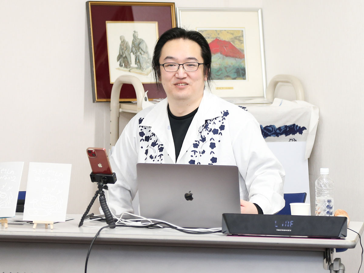 講師を担当した月ヶ瀬悠次郎代表